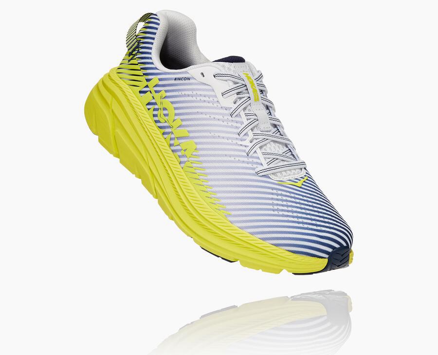 Hoka One One Tenisky Panske Biele/Modre - Rincon 2 - 64729-TZIX